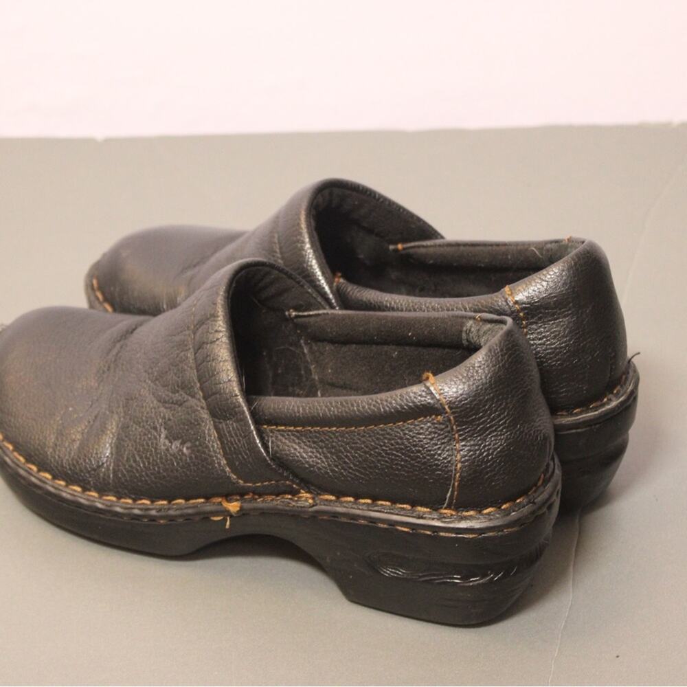 Born Concepts b.o.c. Black Leather Loafers Slip On Comfort Shoes Size 8 / 39 M - Picture 7 of 9